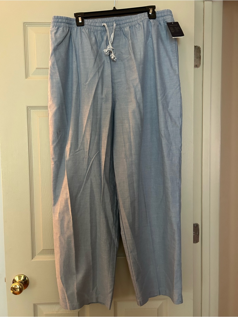 Nautica Light Blue Men's Drawstring Lounge Pants